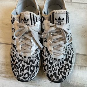 Leopard Adidas Tennis Shoes